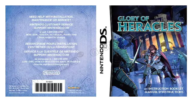 manual for Glory of Heracles